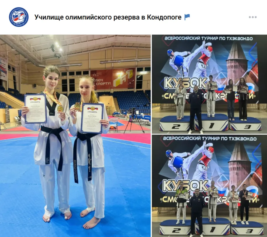 Тхэквондистки из Кондопоги взяли четыре медали в Смоленске